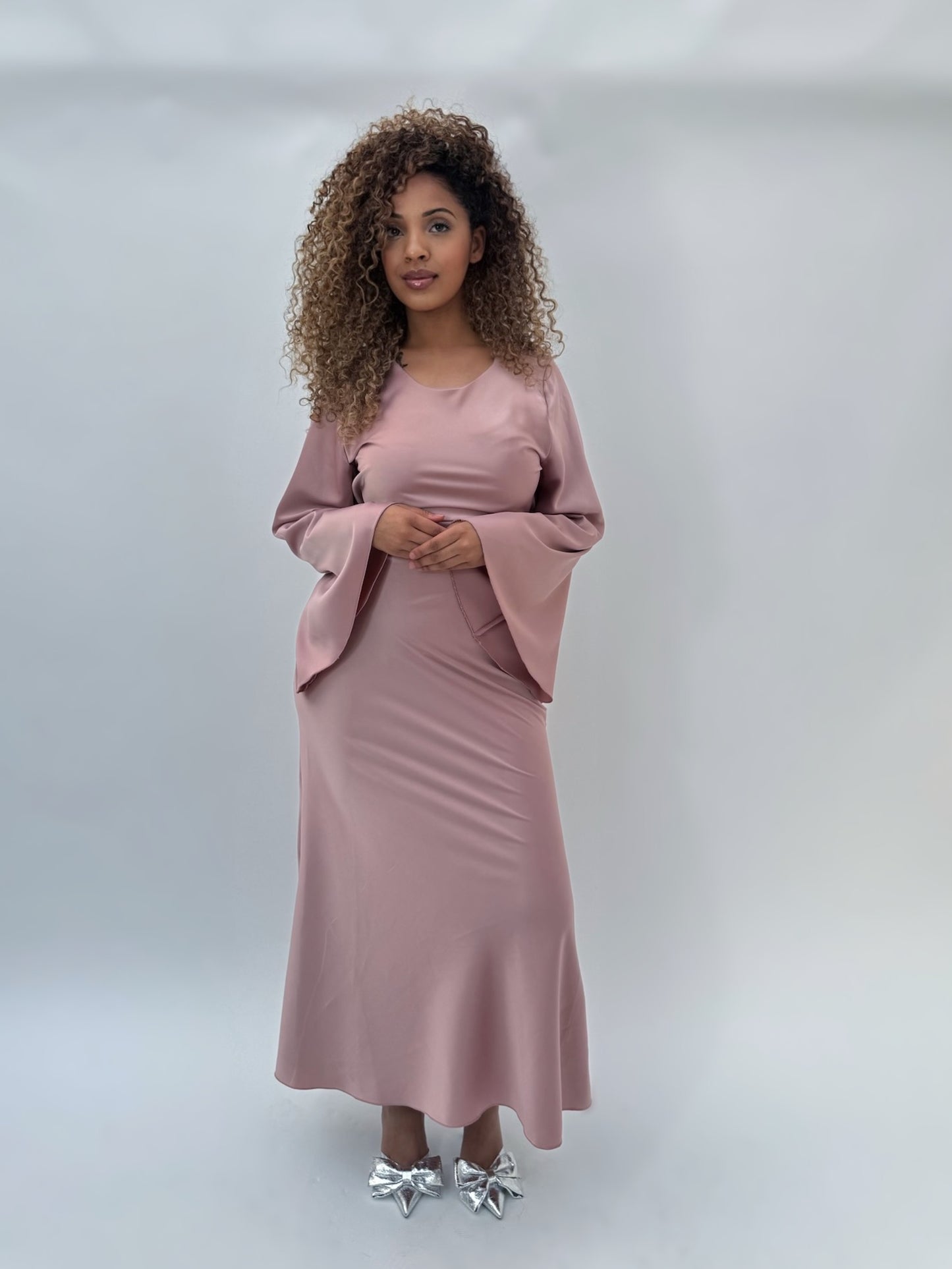 Sara dress old pink