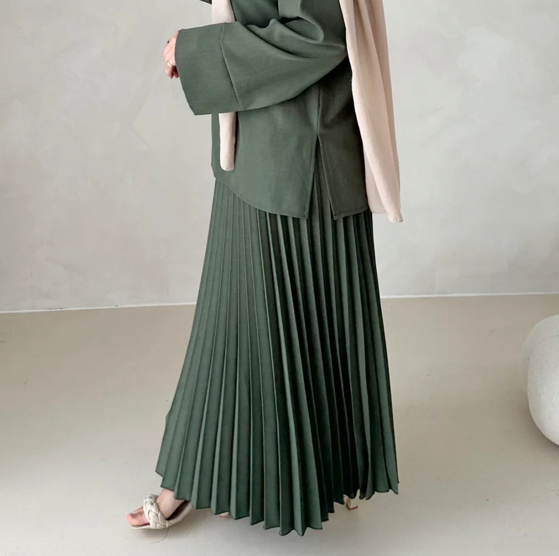 Asma skirt olive green