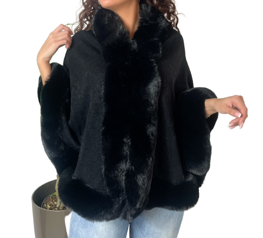 Poncho Black — onesize