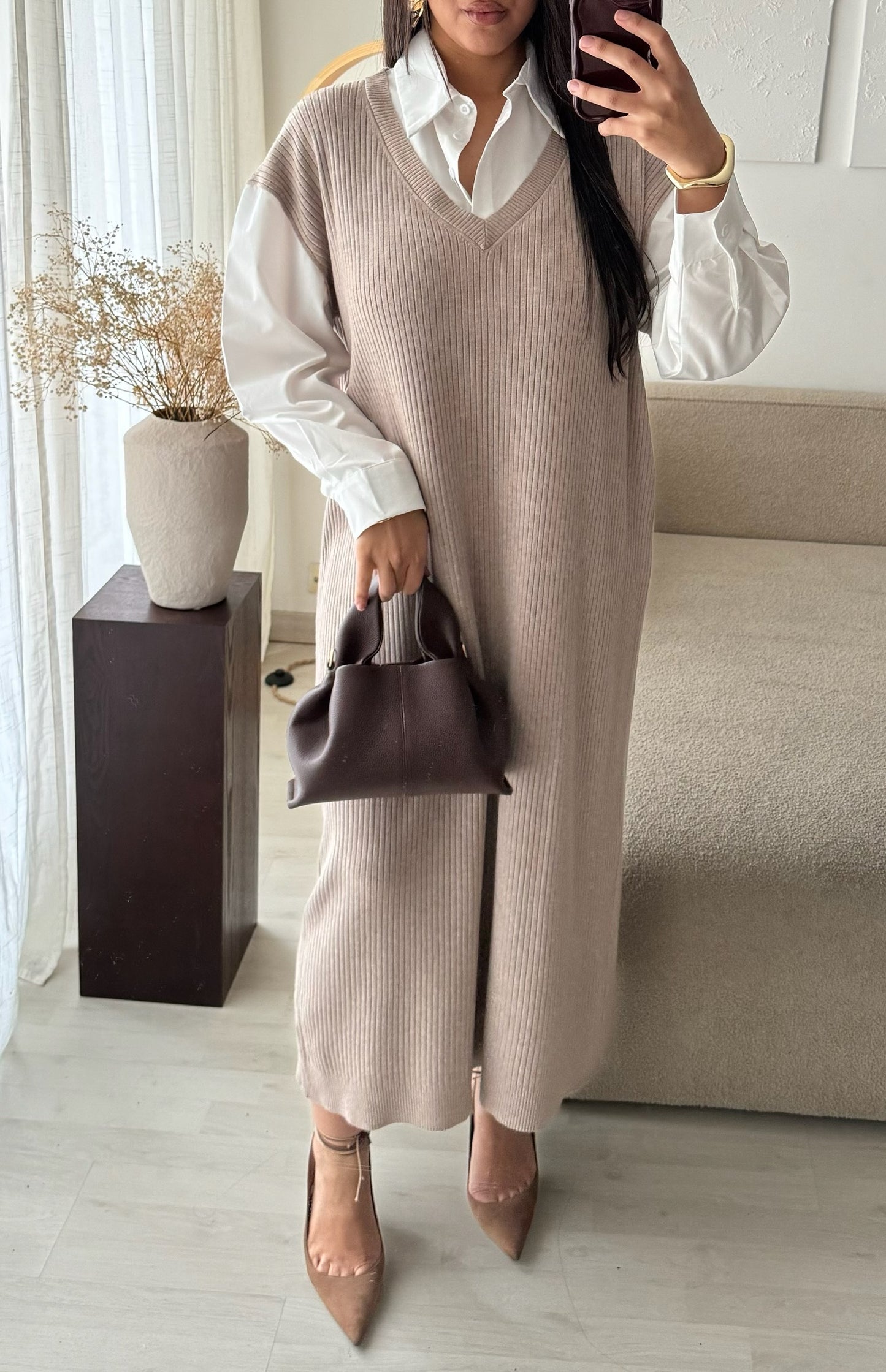 Meliz dress beige
