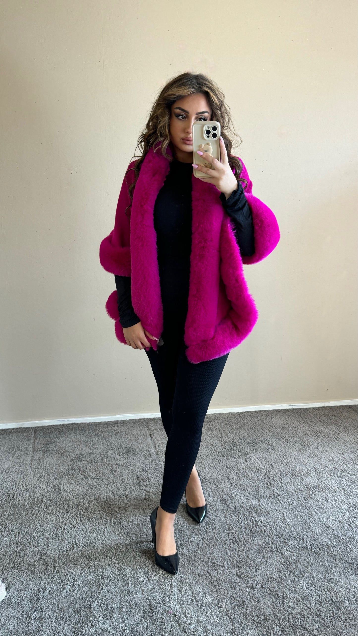 Poncho Pink — onesize