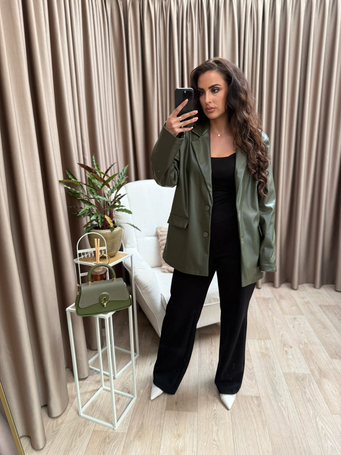 Baddie blazer kaki