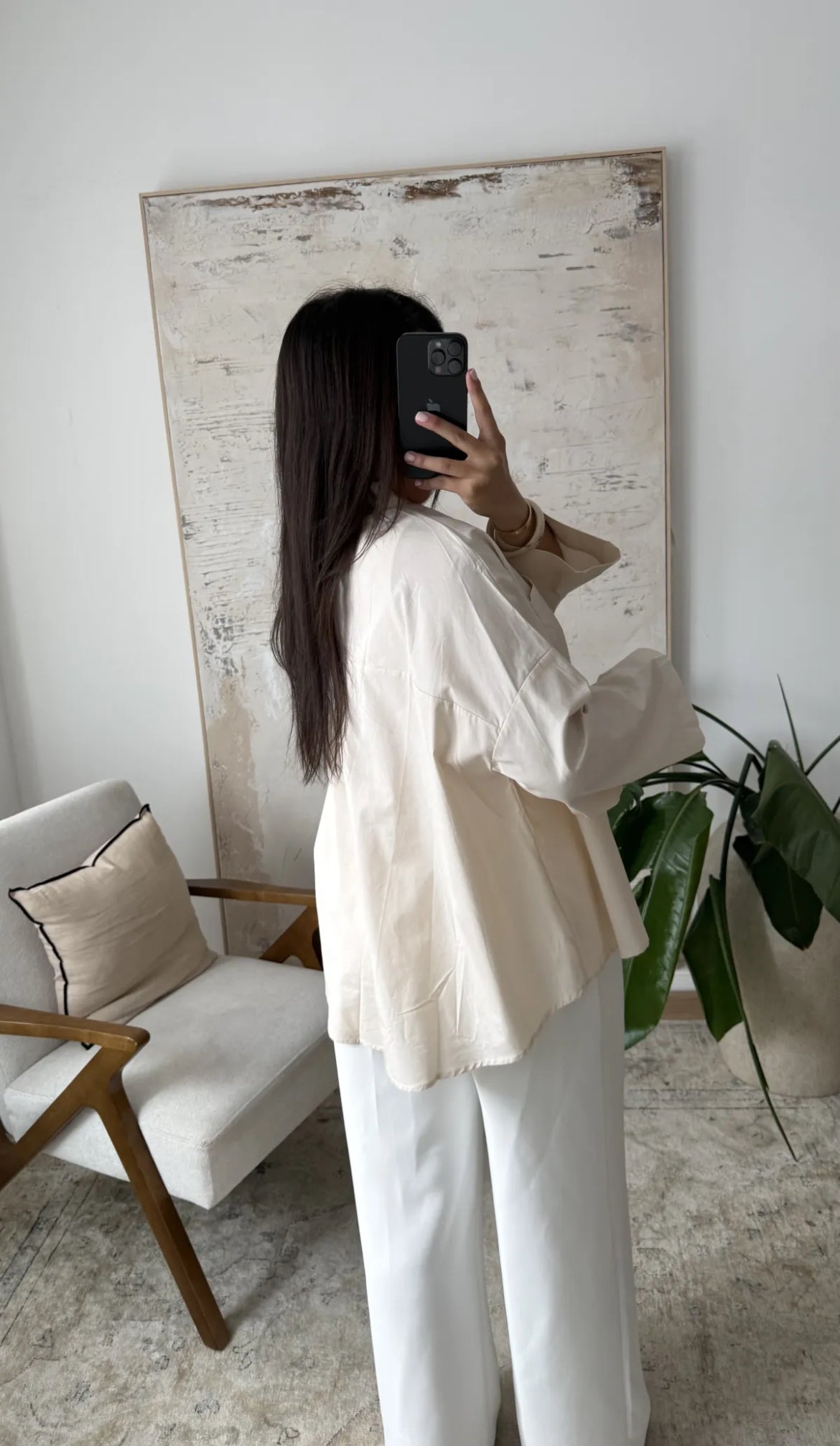 Chanty blouse crème