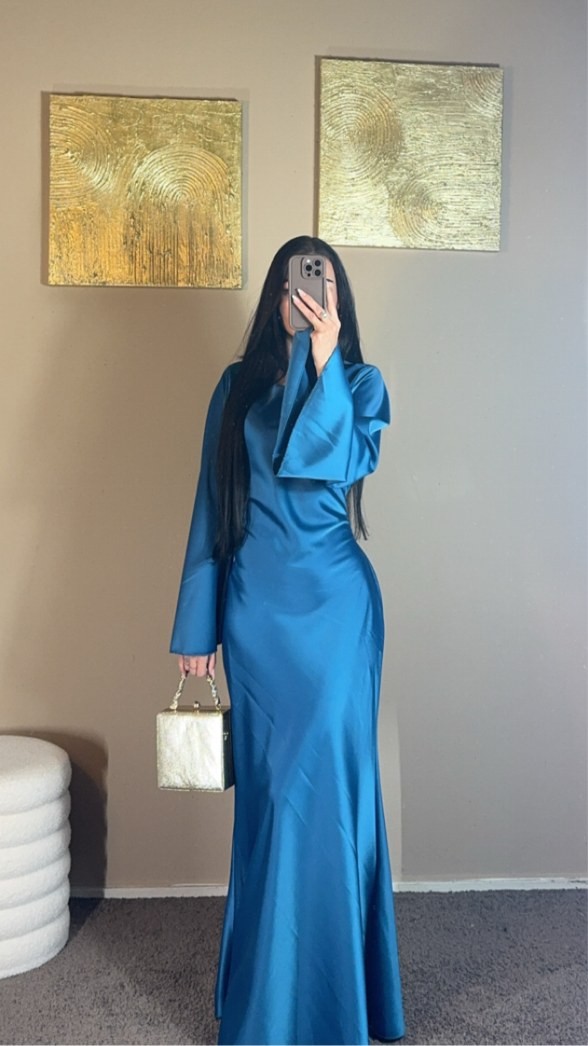 Sara dress blue