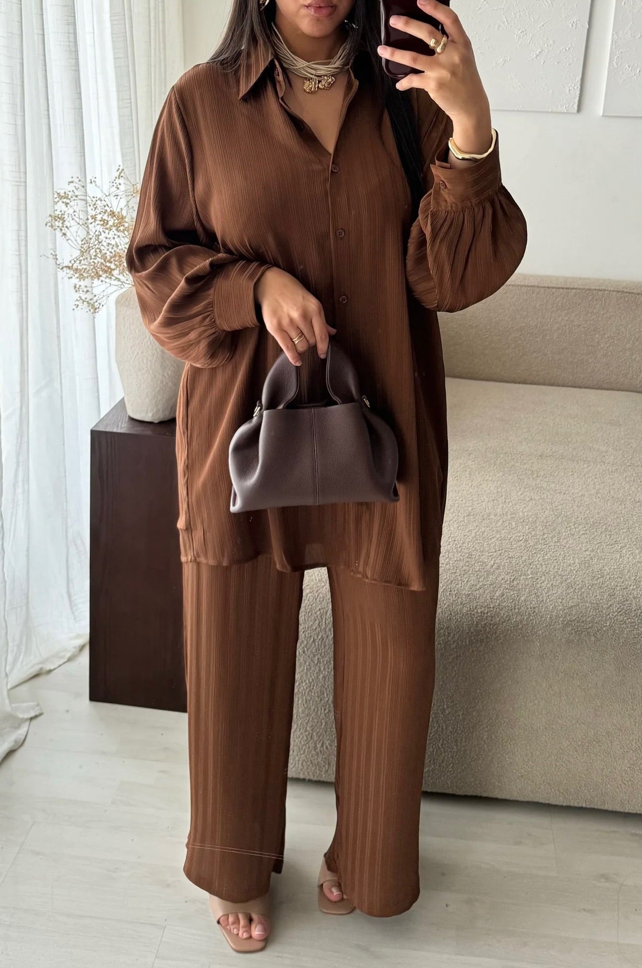 Kira set brown