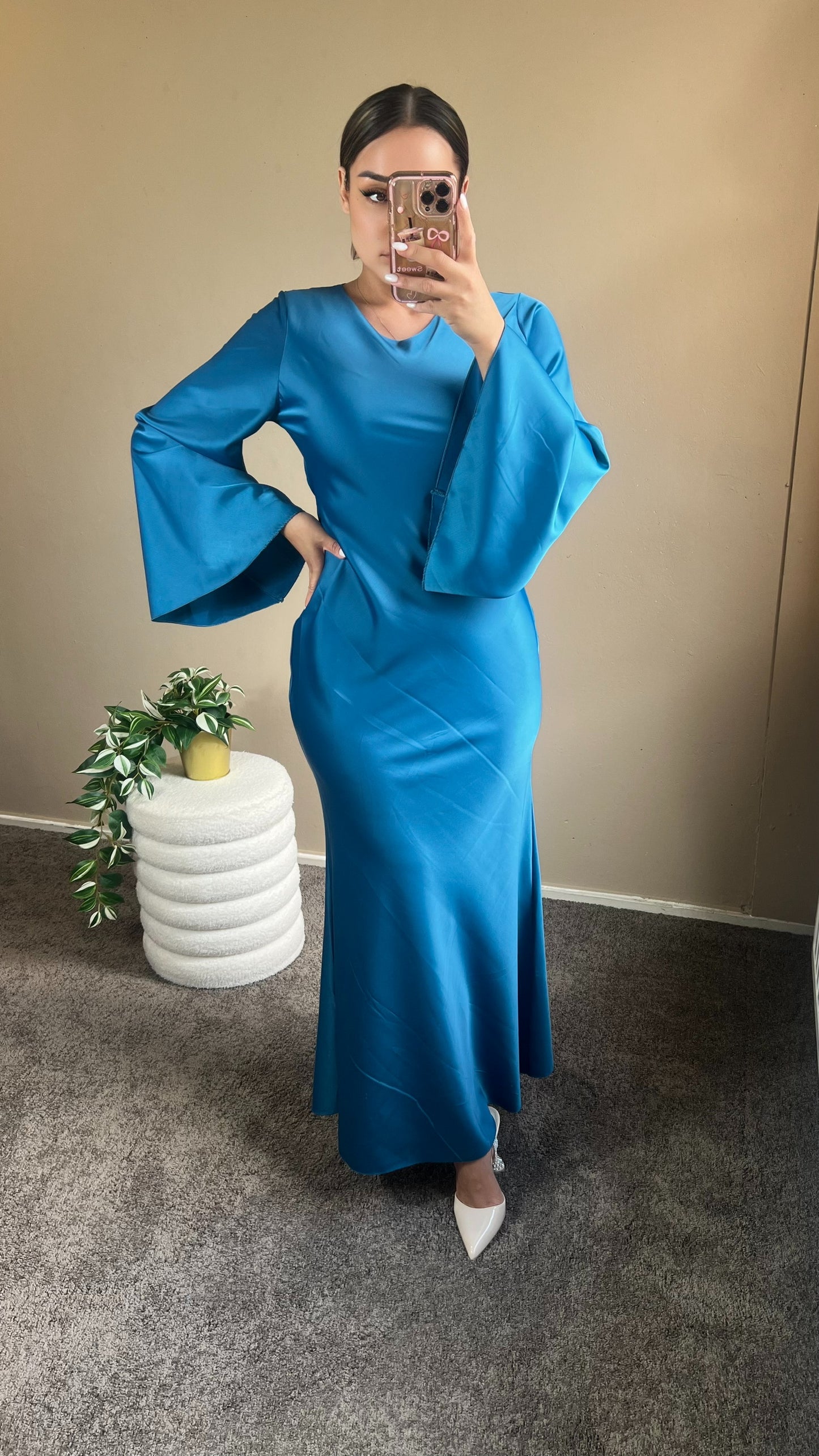 Sara dress blue