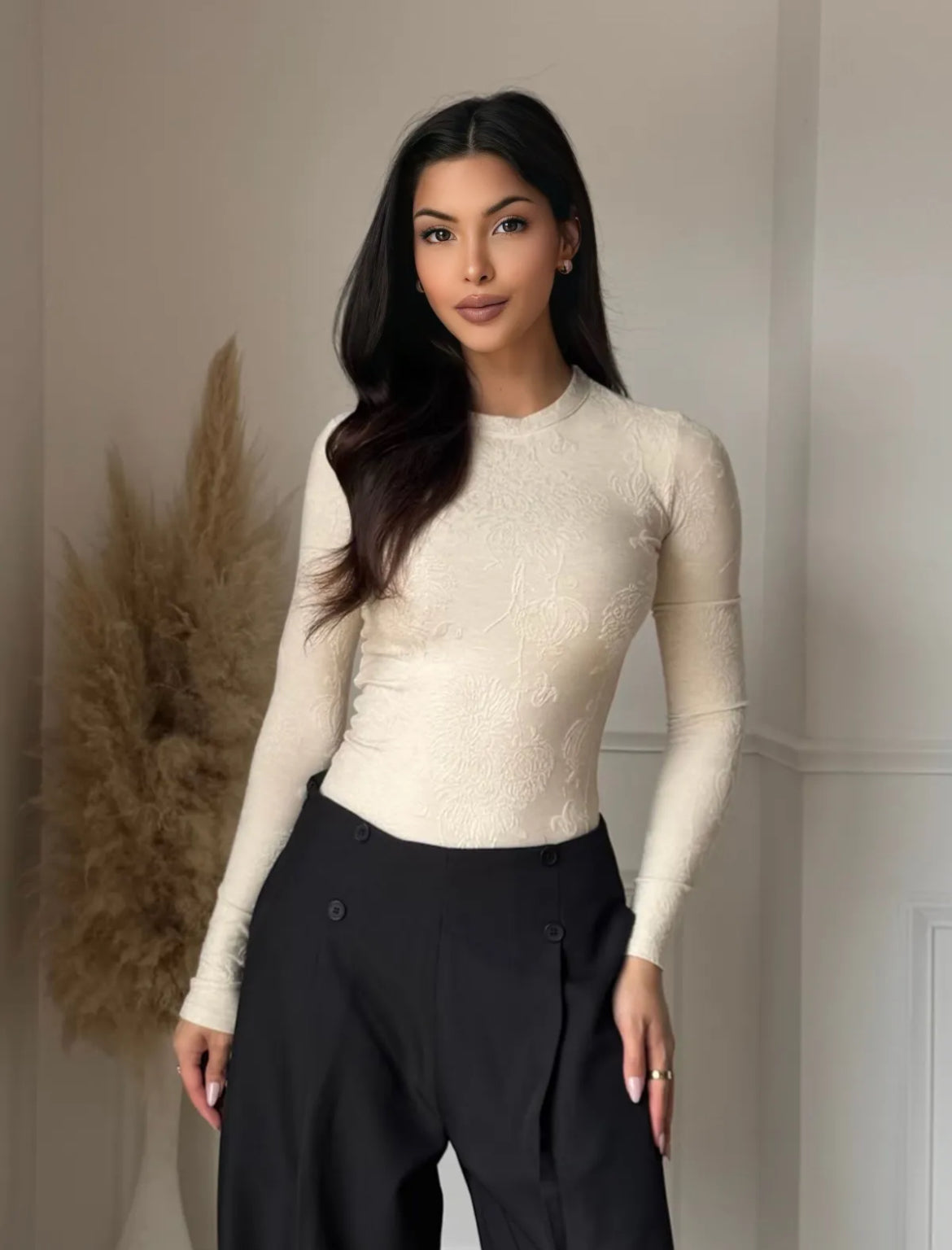 Luna top crème