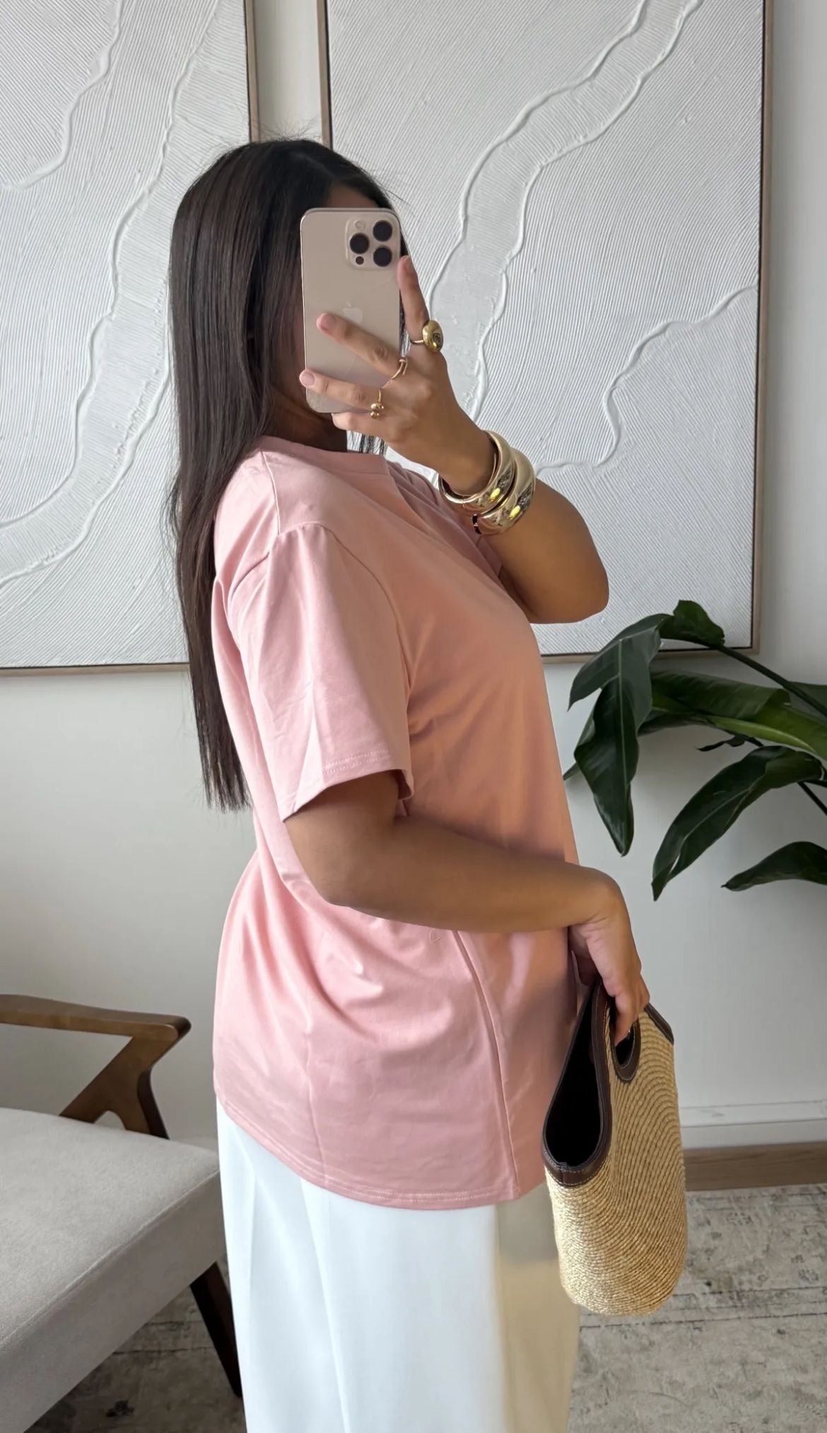 Lunki t-shirt pink