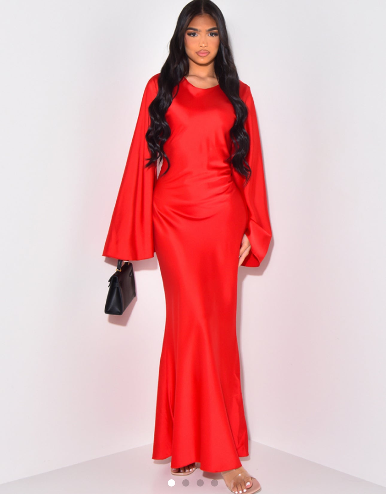 Sara dress rood ORANJE