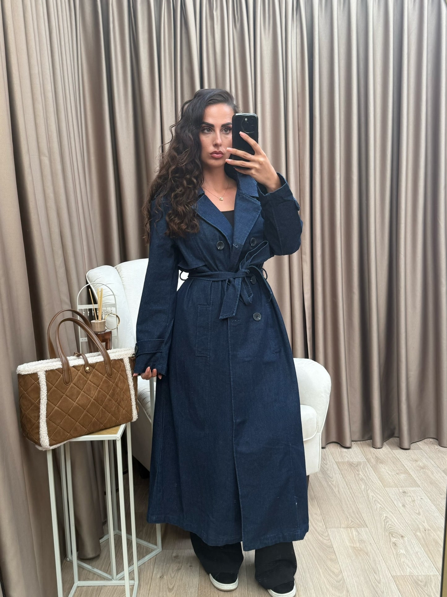 Caz dark denim