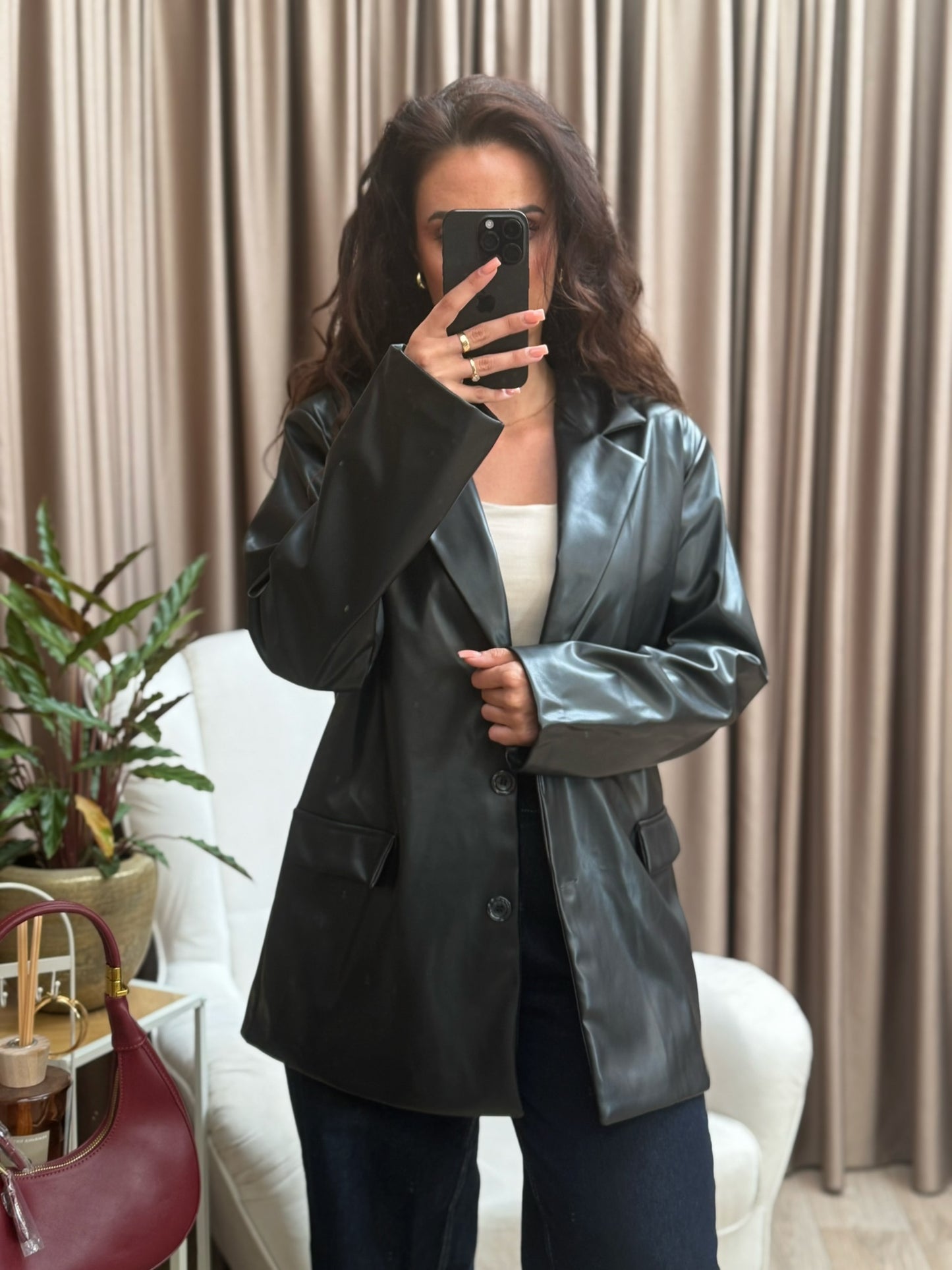 Baddie blazer black