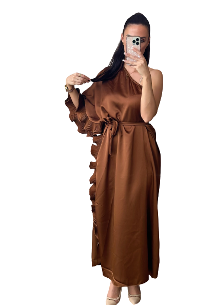 Ariel dress Brons