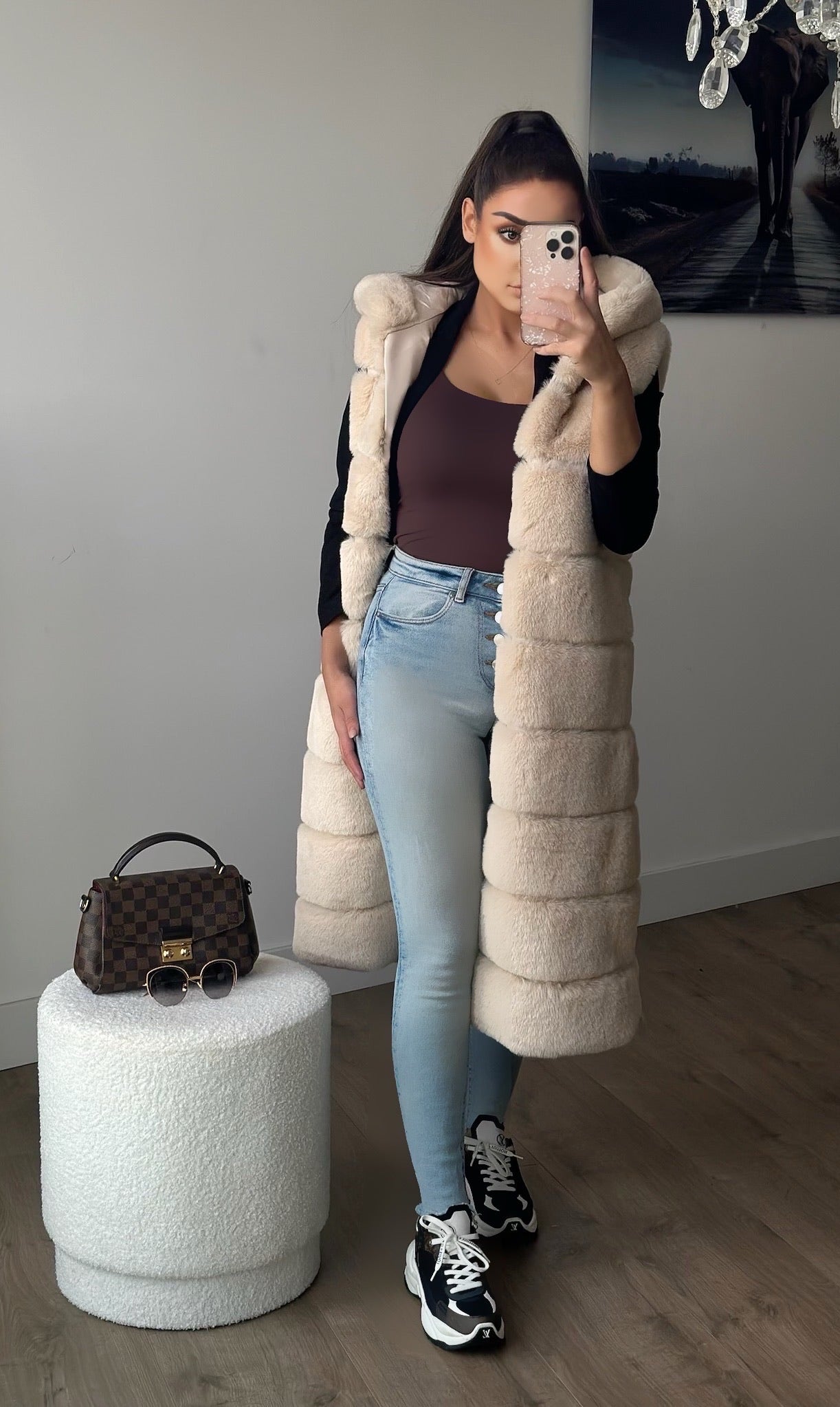 Chloe bodywarmer midi