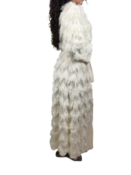 Fluffy white