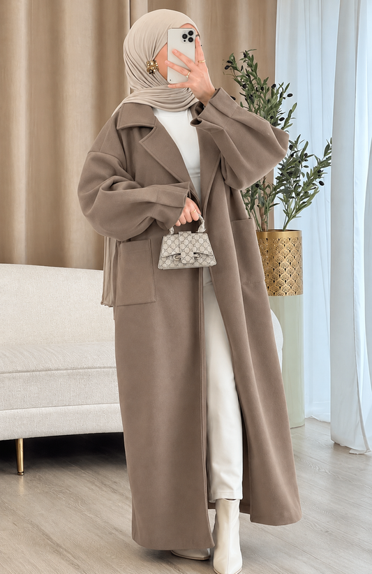 Lilly coat taupe