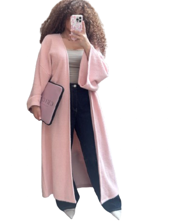Merve coat pink