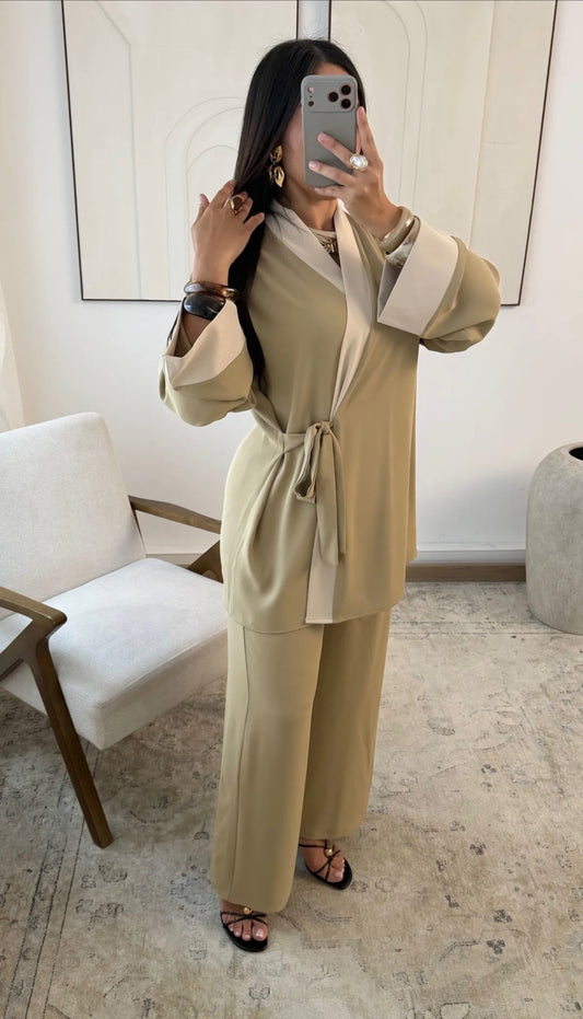 Mayra taupe 2-set