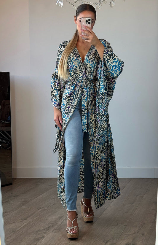Kimono/Dress Ibiza Blue