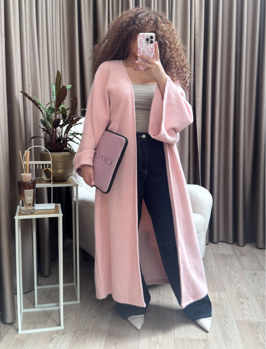 Merve coat pink
