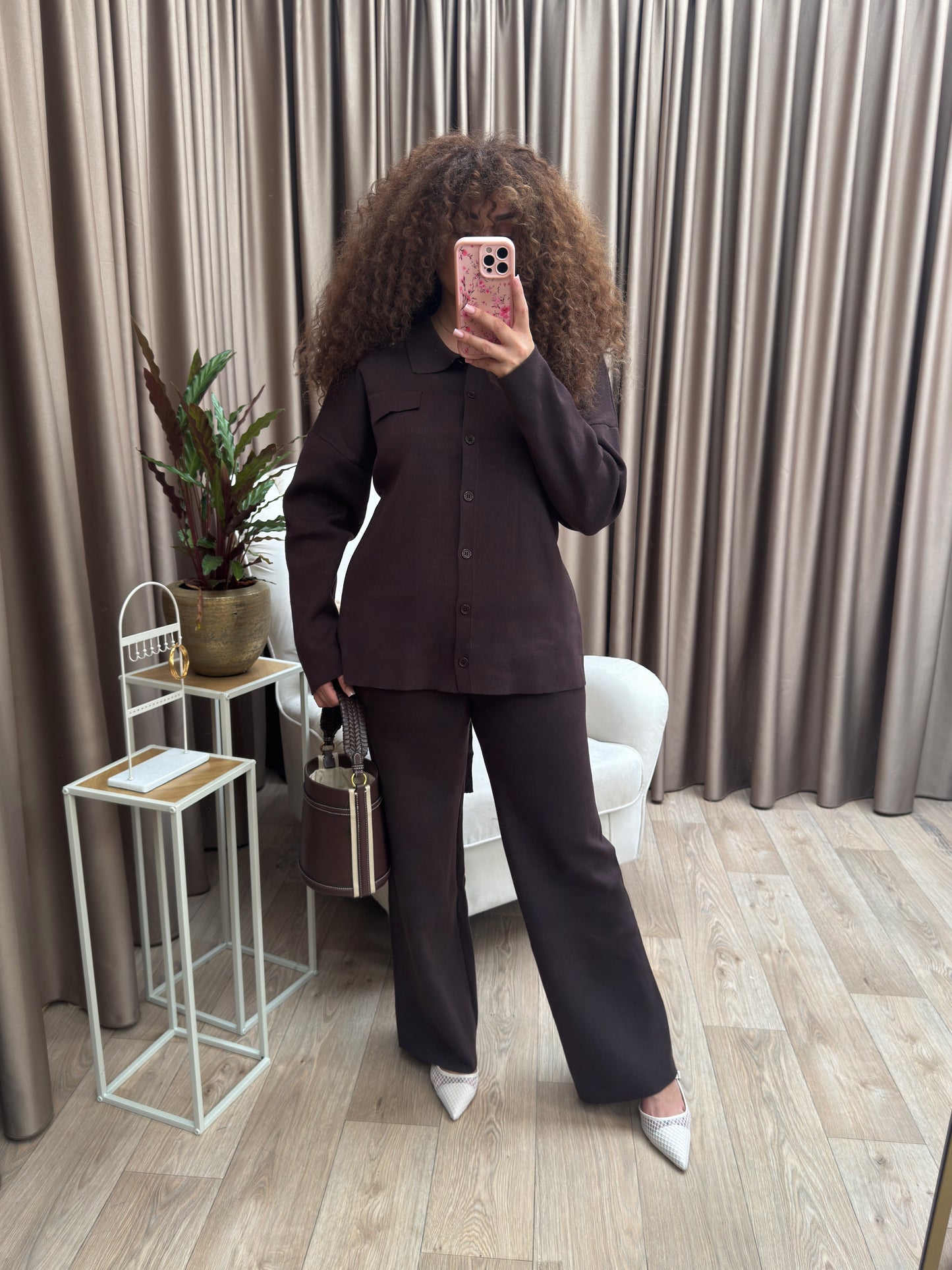 Serama brown loungeset