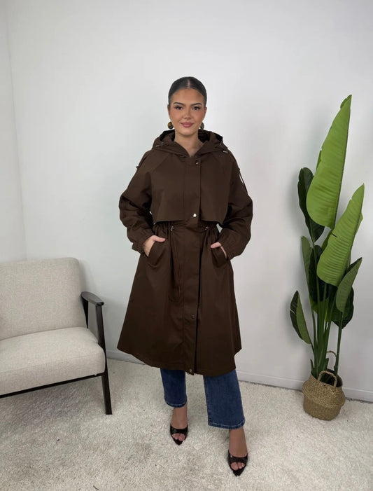 Linde trenchcoat Brown
