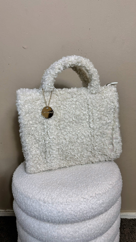 Teddy bag offwhite