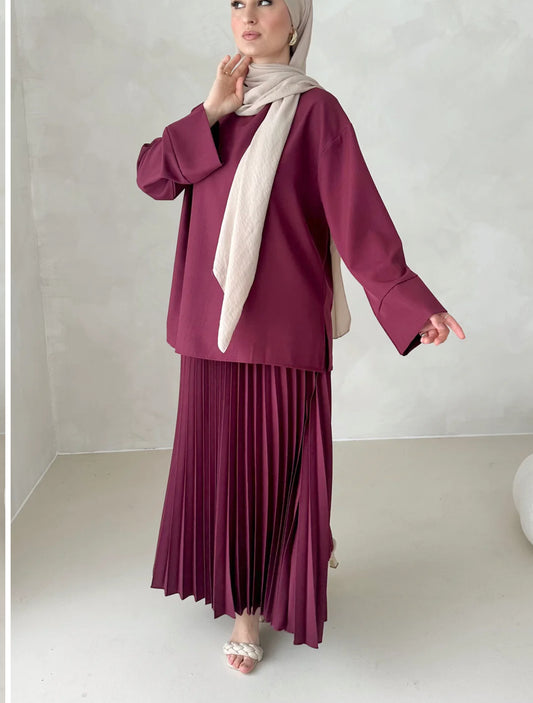 Asma skirt red