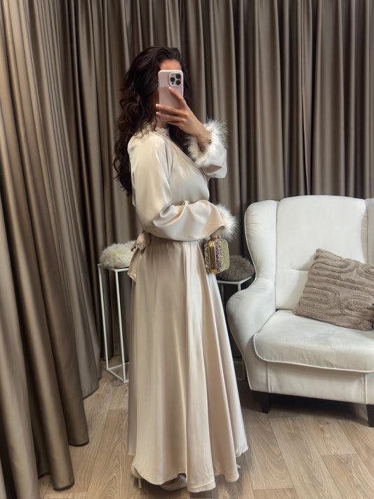 Suesi skirt & blouse crème