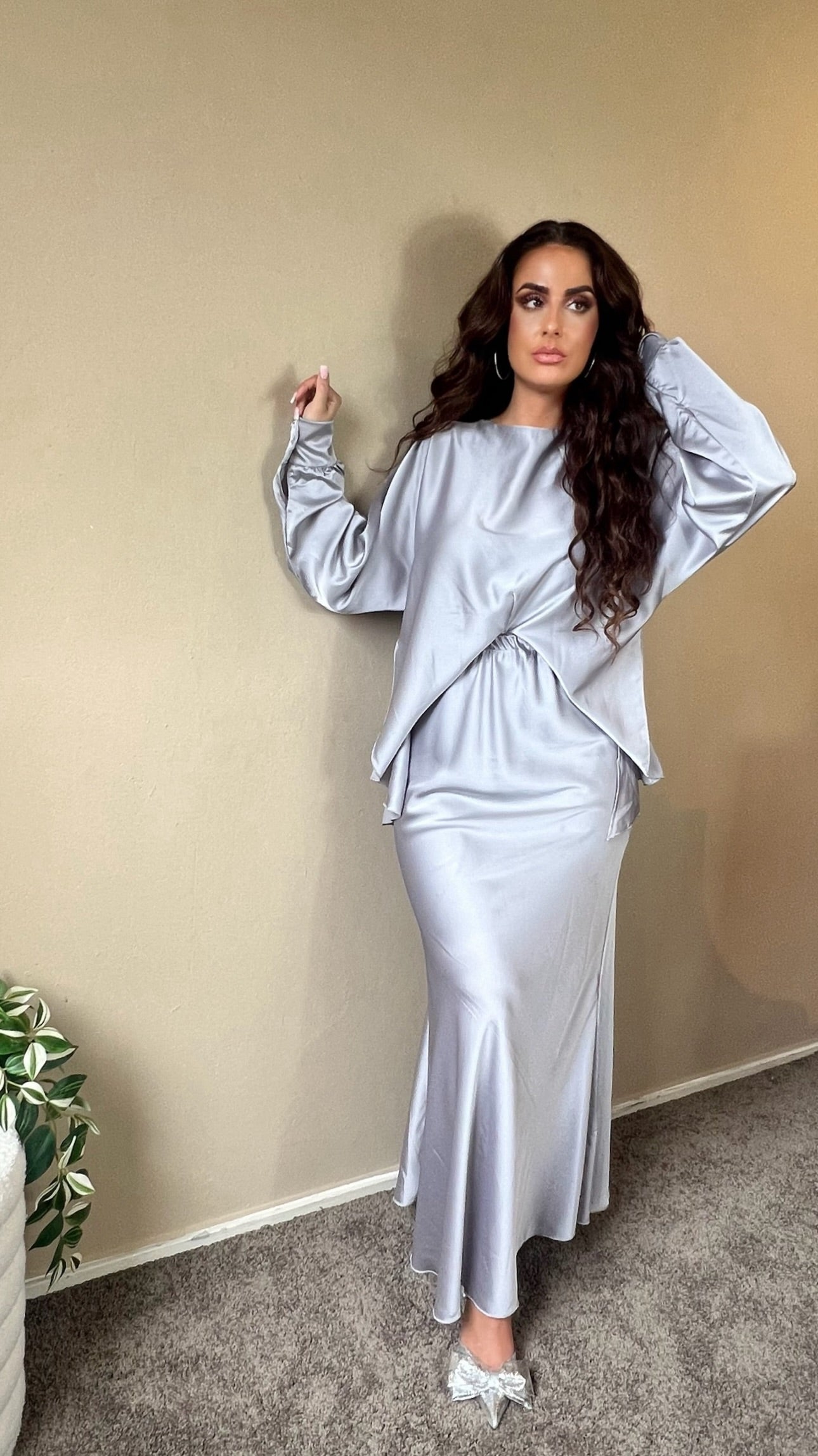 Marwa two-piece Grey