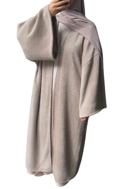 Merve coat cappucino