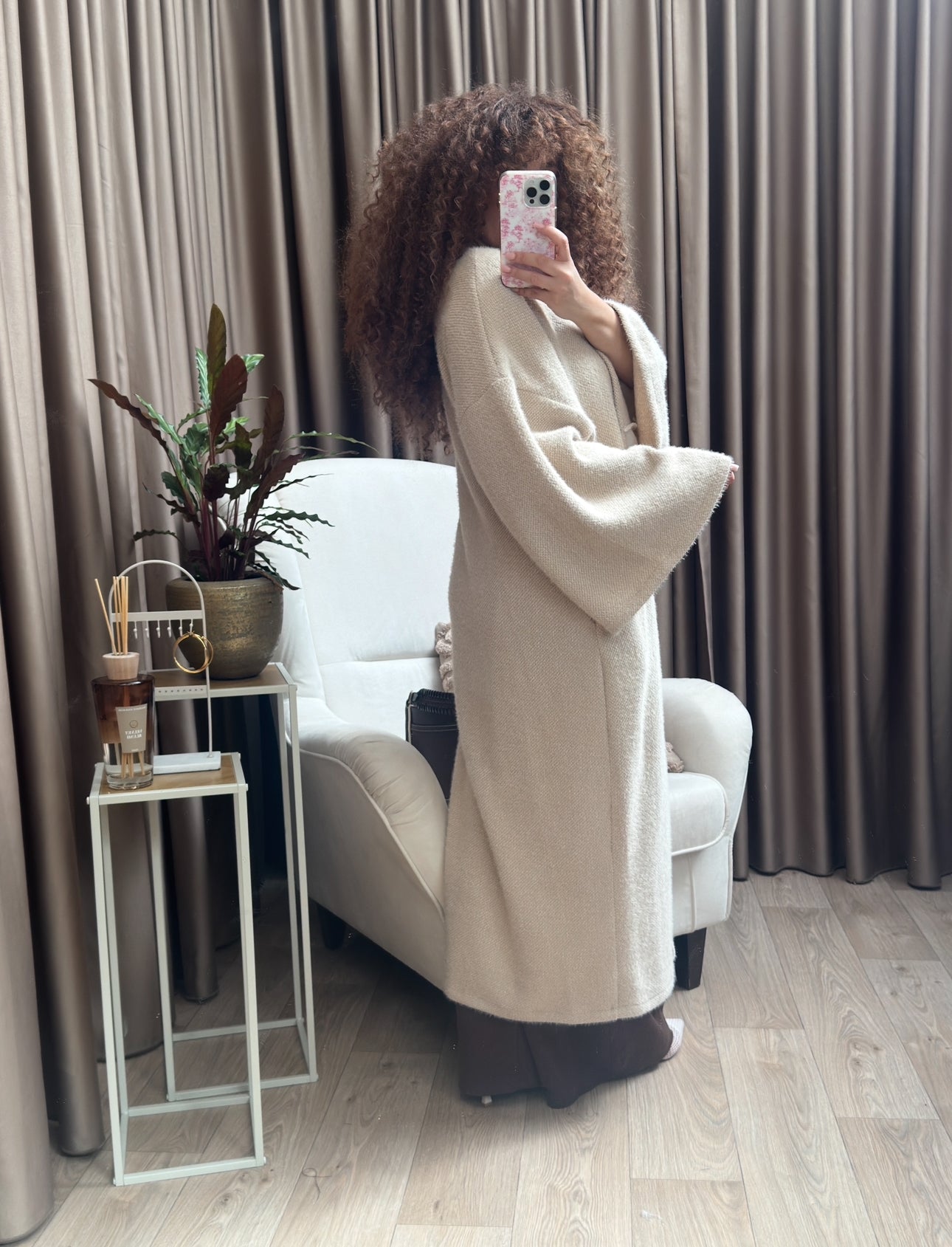Merve coat crème