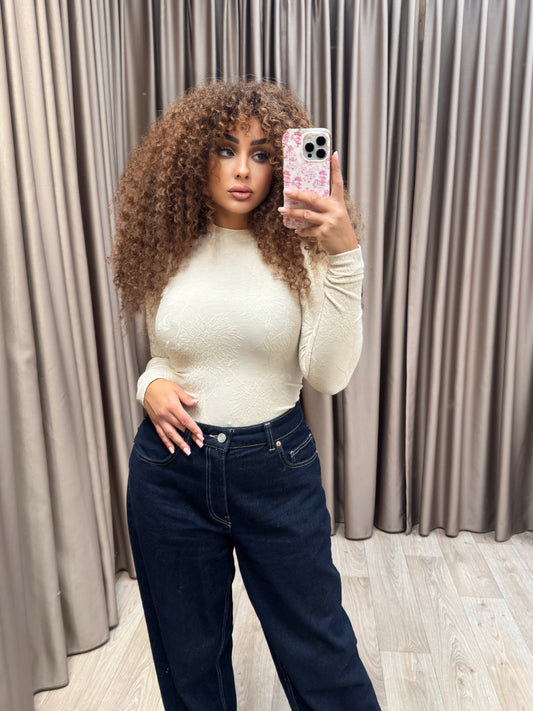 Luna top crème