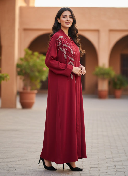 Buley abaya red
