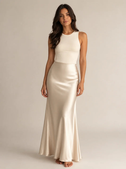Alma skirt creme