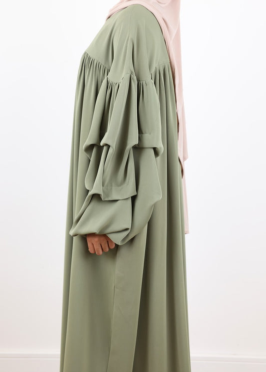Amara dress darkmint