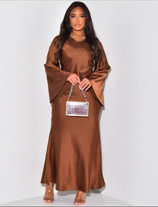 Sara dress brown