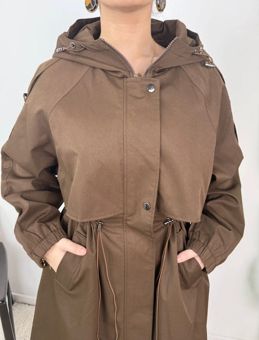 Linde trenchcoat Brown
