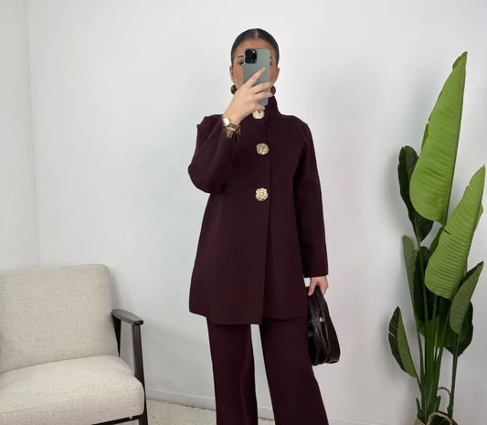 Yara coat bordeaux