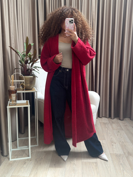 Merve coat red