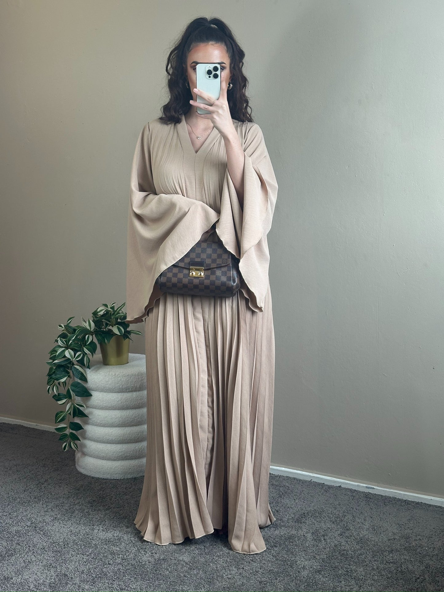 Neyla maxi dress beige