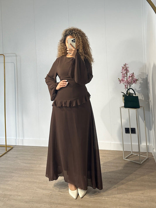 Aylina dress brown