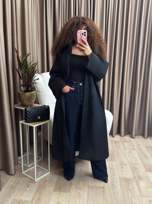 Nikki Trenchcoat jacket oversized black