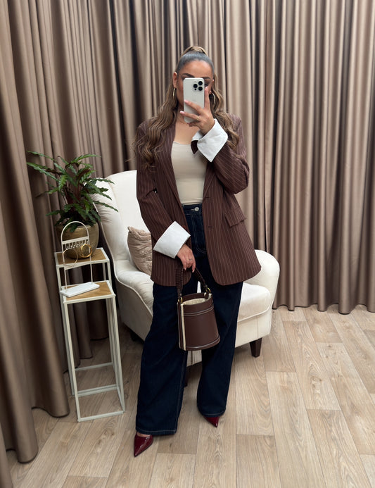 ELYRA blazer Brown oversized