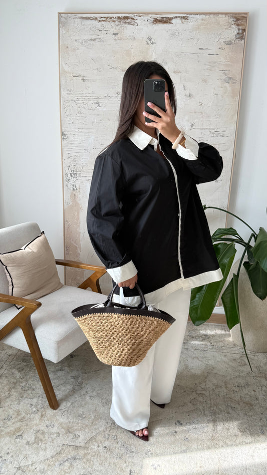 Lois blouse zwart