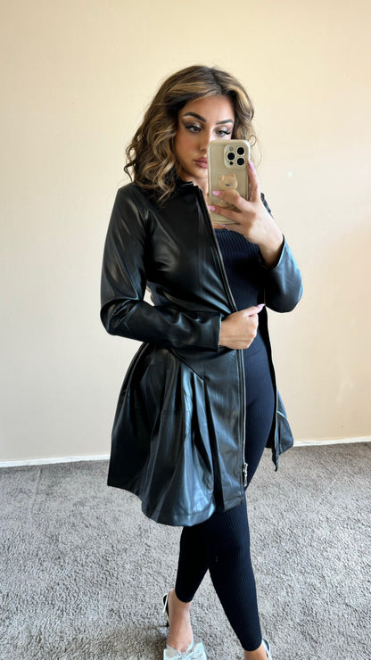 Leather jacket Roos