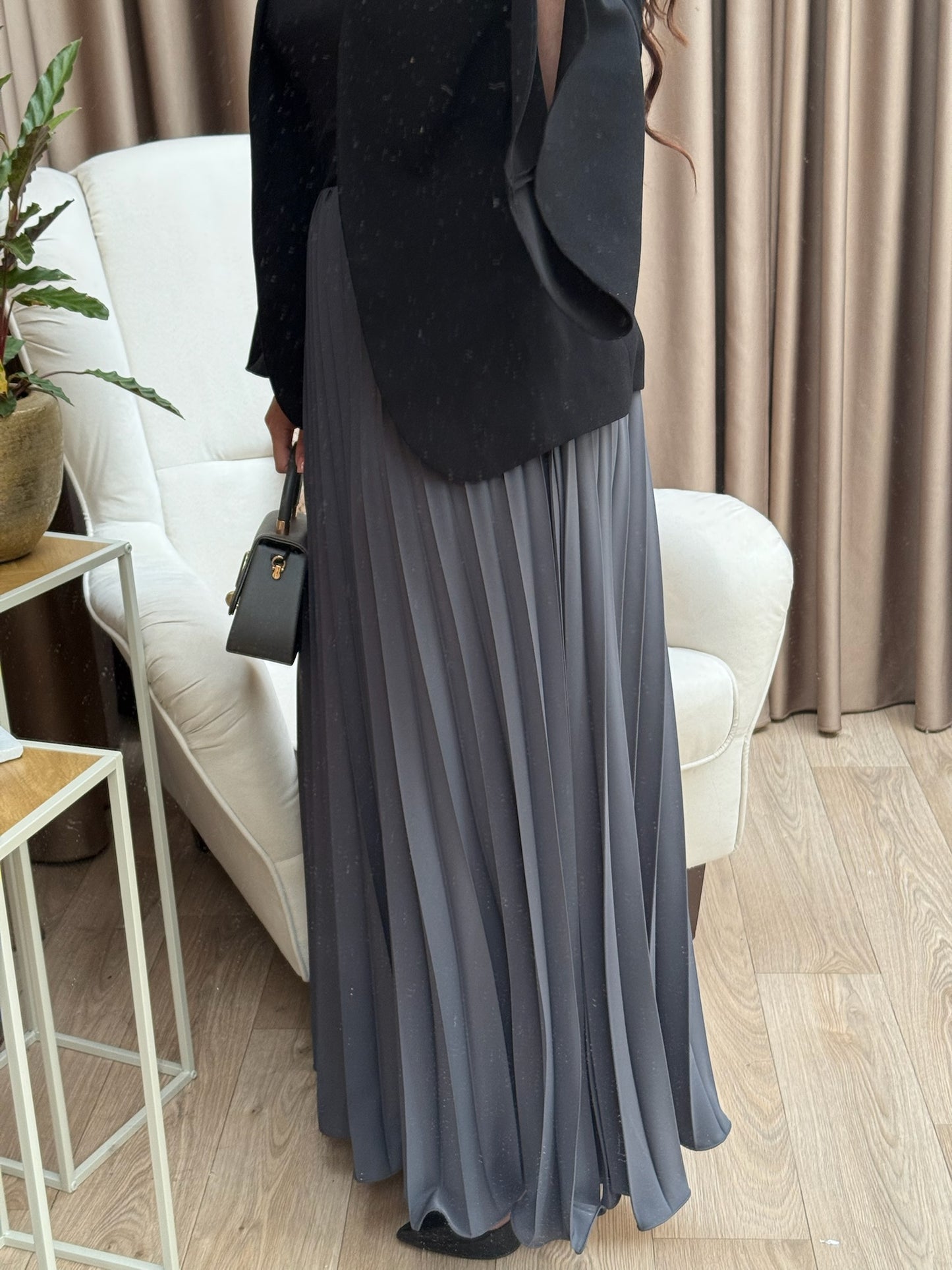 Asma skirt dark Grey
