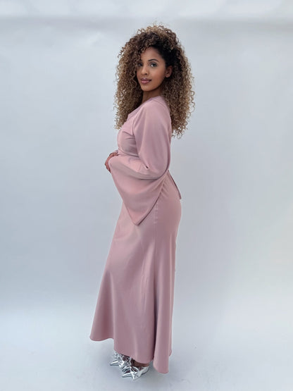 Sara dress old pink