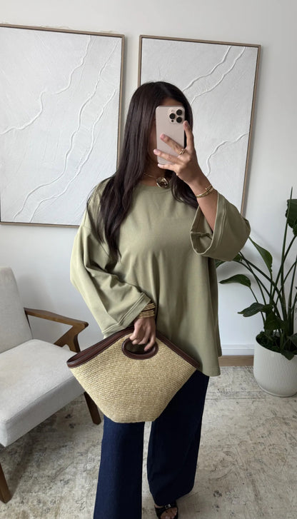 Lukana t-shirt kaki
