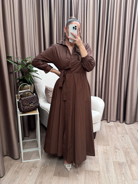 Alma Brown blouse