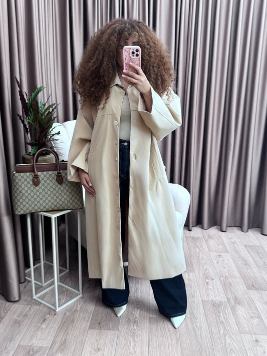 Nikki Trenchcoat oversized beige